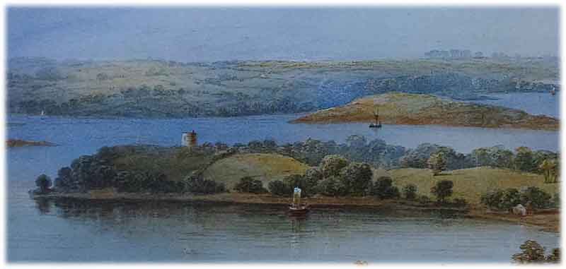 Painting of Rosslague Tower